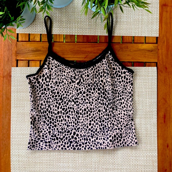 Brandy Melville Tops - Belle Cheetah Tank, R A R E
